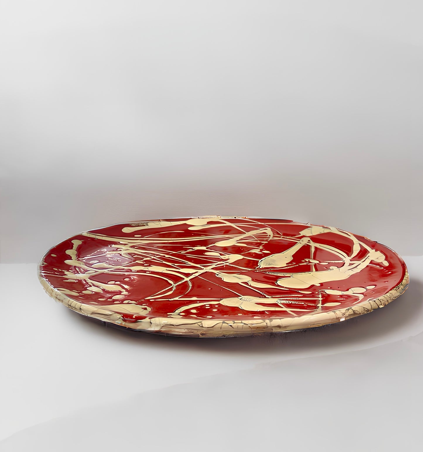 Large Handmade Sicilian Hanging Plate