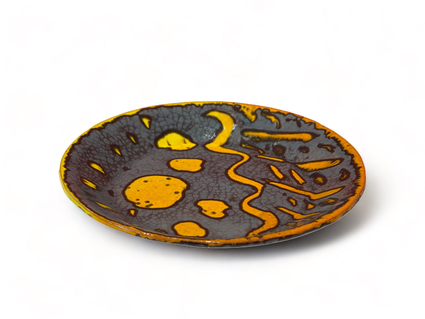 Large Handmade Sicilian Round Platter