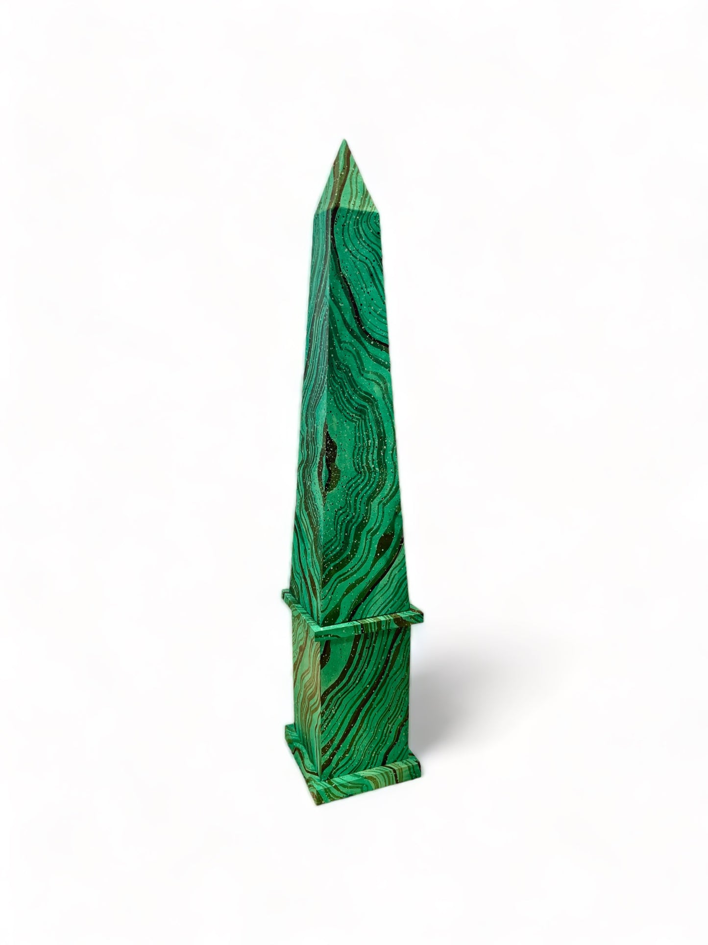 Decorative Malachite Obelisk