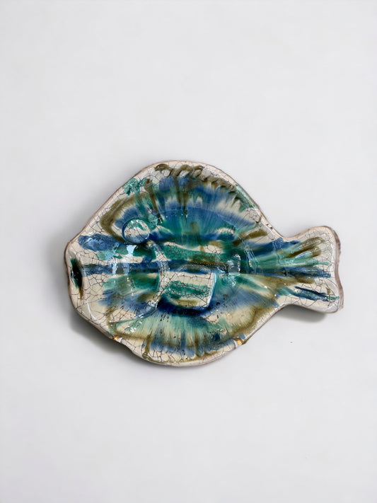 Sicilian Large Ceramic Fish Platter